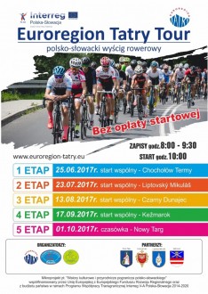 Zapraszamy do udziału w III etapie polsko-słowackiego wyścigu rowerowego Euroregion Tatry Tour